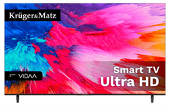 Krüger&Matz Kruger&Matz KM0255UHD-V2 LED TV 55" UHD DVB-T2/S2 H.265 HEVC Smart