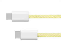 Krüger&Matz Kabel USB-C / USB-C 60W 1,5 m žlutý Kruger&Matz KM1271-1,5Y Basic