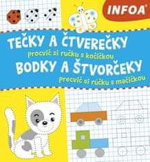 Infoa Tečky a čtverečky - Procvič si ručku s kočičkou