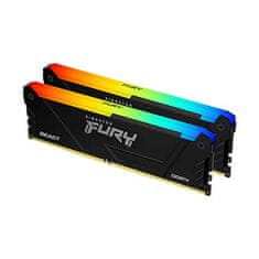 Kingston 32GB 3600MT/s DDR4 CL18 DIMM (Kit of 2) FURY Beast RGB