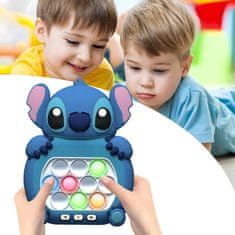 MG Pop It Stitch 2 interaktivní hračka pro děti, modrá