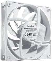 Be quiet! / ventilátor Pure Wings 3 / 120mm / PWM / high-speed / 4-pin / 30,9dBA / bílý