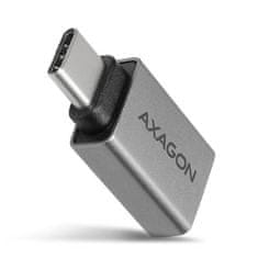 AXAGON RUCM-AFA, redukce USB-C (M) -> USB-A (F), USB 3.2 Gen 2, 3A, ALU