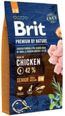 Brit Krmivo Premium by Nature Senior S+M 8kg