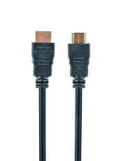 Gembird kábel HDMI High speed (M - M), pozlátené konektory, 7.5 m, čierny