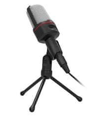 C-Tech MIC-02, 3,5" stereo jack, 2.5m Stolní mikrofon