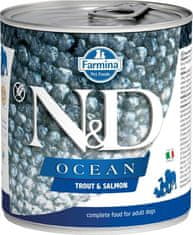 N&D Konzerva Dog Ocean Trout & Salmon 285g