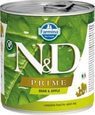 N&D Konzerva Dog Prime Wild Boar & Apple 285g