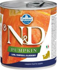 N&D Konzerva Puppy Lamb, Pumpkin & Blueberry 285g