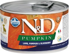 N&D Konzerva Puppy Lamb, Pumpkin & Blueberry 140g