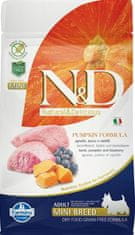 N&D Krmivo Dog Adult Mini Grain Free Pumpkin Lamb & Blueberry 0,8kg