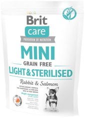 Brit Krmivo Care Mini Grain Free Light & Sterilised 0,4kg