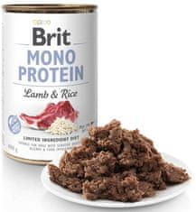 Brit Konzerva Mono Protein jehně s rýží 400g