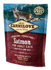 Carnilove Krmivo Adult Cats Sensitive & Long Hair Salmon 0,4kg