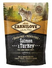 Carnilove Krmivo Adult Large Breed Salmon & Turkey 1,5kg