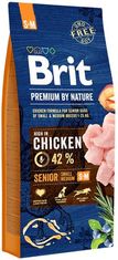 Brit Krmivo Premium by Nature Senior S+M 15kg