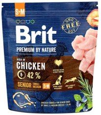 Brit Krmivo Premium by Nature Senior S+M 1kg