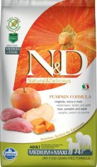 N&D Krmivo Dog Adult Medium & Maxi Grain Free Pumpkin Wild Boar & Apple 2,5kg