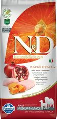 N&D Krmivo Dog Adult Medium & Maxi Grain Free Pumpkin Chicken & Pomegranate 12kg