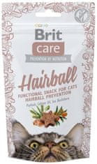 Brit Pochoutka Care Cat Snack Hairball 50g