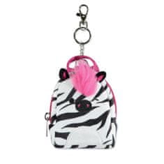 Squishmallows batůžek na klíče Zebra Tracey