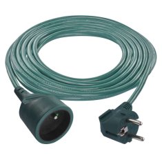 Emos Prodlužovací kabel 5 m / 1 zásuvka / zelený / PVC / 1 mm2