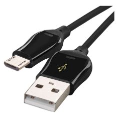 Emos Rychlonabíjecí a datový kabel USB-A 2.0 / micro USB-B 2.0, Quick Charge, 1 m, černý