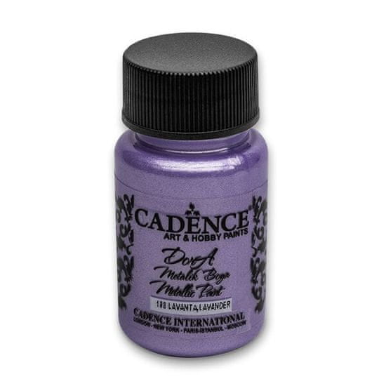 Cadence Akrylové barvy Dora Metallic 50 ml, levandulová