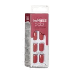 KISS Samolepící nehty imPRESS Color Platonic Pink 30 ks