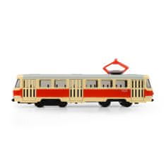 Kovová česká retro tramvaj 16 cm BRNO