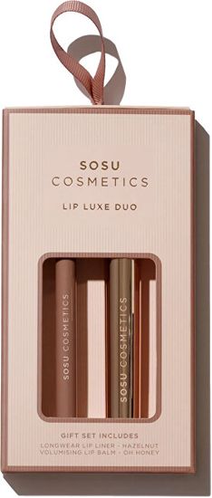 Dárková sada dekorativní kosmetiky Lip Luxe Duo Nude