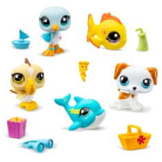 Littlest Pet Shop 5 figurek Pláž