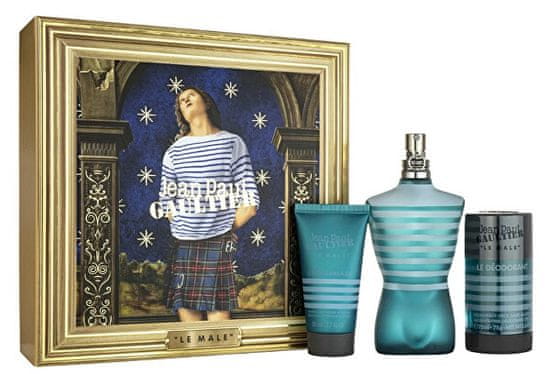 Jean Paul Gaultier Le Male - EDT 125 ml + balzám po holení 50 ml + tuhý deodorant 75 ml