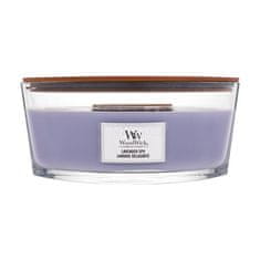 Woodwick Vonná svíčka loď Lavender Spa 453,6 g