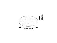 Rabalux Rabalux stropní svítidlo Rob LED 20W 5435