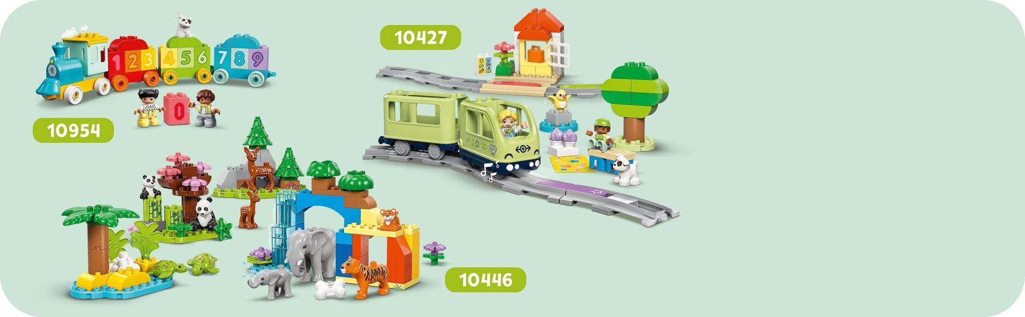 LEGO DUPLO 10460 Zelená podložka na stavění