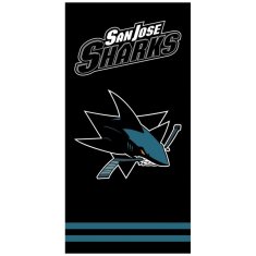 Tip Trade Hokejová bavlněná osuška NHL San Jose Sharks - black