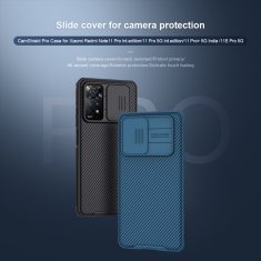 Nillkin  CamShield PRO Zadní Kryt pro Xiaomi Redmi Note 11 Pro/11 Pro 5G Black