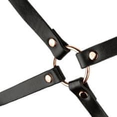 Rosy Gold Rosy Gold Body Harness (Black), luxusní postroj