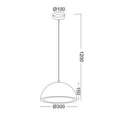 ACA ACA Lighting Avantgarde závěsné svítidlo OD8064