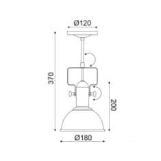 ACA ACA Lighting Spot nástěnné a stropní svítidlo EG167071CB