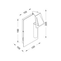 ACA ACA Lighting Wall a amp;Ceiling nástěnné svítidlo MXB150021C