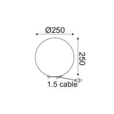 ACA ACA Lighting Prim stojanové svítidlo V2010251TW