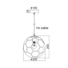 ACA ACA Lighting Dětské závěsné svítidlo MD50611A