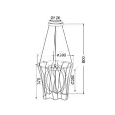 ACA ACA Lighting Dětské závěsné svítidlo MD50591B