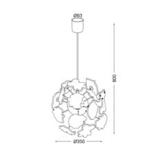 ACA ACA Lighting Dětské závěsné svítidlo MD160224ZOO