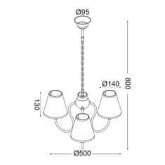 ACA ACA Lighting Dětské závěsné svítidlo MD130943