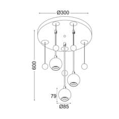 ACA ACA Lighting Dětské závěsné svítidlo MD90523