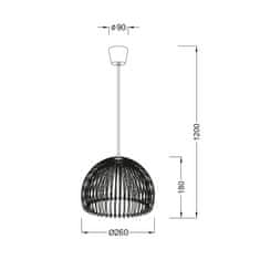 ACA ACA Lighting Acryl závěsné svítidlo V286531P28WH