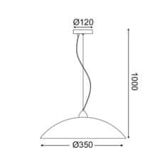 ACA ACA Lighting Prim závěsné svítidlo DLA321C1